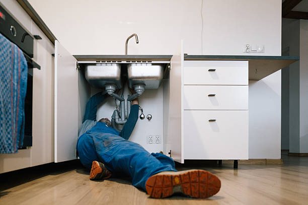 Professional Drain Cleaning technician working in Sassamansville, PA